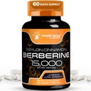wellNESS LABSRX 柏柏林增产15,000mg - 柏柏林加锡兰桂,整体健康支持Capsules - 120 Capsules (Pack of 1)
