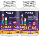 NBest Bundle Tall 10 + 60 Capsules Tall Kids 60 Chewwits 儿童与青少年的高度成长支持 → Calcium,维生素 D3 K2, Collagen & Herbs