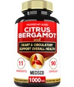 11 in 1 Citrus Bergamot Supplement 1000 mg 配黑乔凯贝里、柏伯林HCl & More - 90 Capsules - 支持心脏健康、免疫系统、能源生产
