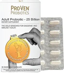 成人的终极Probiotic + 5亿 CPU + 支持文摘,豁免与健康体重 + 30 多轨Probiotics Capsules + 蔬菜,无葡萄糖,无乳糖
