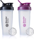 BlenderBottle Classic Shaker Bottle Protein Shakes and Pre Workout, 28 - Ounce (2 Pack), 彩色 May Vary 完美地用于蛋白质摇摆和前期工作, 28 - Ounce (2 Pack), 彩色 May Vary
