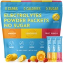 Keto Vitals Original Electrolytes Powder Packets | Keto Friendly Electrolyte Hydration Packs | Sugar Free Electrolytes | Energy Drink Mix | Zero Calorie Zero Carb (Original Assorted, 30 Count)