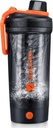 VOLTRX 电蛋白摇摆瓶 - USB可充电混音杯,用于摇摆和换餐,BPA-Free Tritan, 24oz