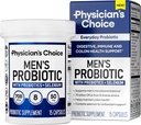 物理学家的男性选择 Probiotics - 70亿 CPU - 8 Strains - 硒和 Prebiotics - 支持消化性健康,微生素,科隆, & Immune健康 - 高级男性的Probiotic - 15厘米样本大小