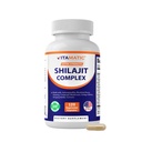 维他命的Shilajit Complex Capsules,配有 Ashwagandha, Rhodiola, Ginseng, Cordyceps, Ginkgo, Nettle, Turmeric - 120 Veggie Capsules - 超强的Shilajit 男女提取器