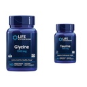 寿命延长:Glycine 1000毫克、促进放松、健康睡眠和陶林、纯陶林氨酸补充剂、心脏、肝脏和脑健康