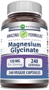 神奇的方程式 镁(甘油) 120 mg 单倍增量 | Veggie Capsules |  with  Mag  Mag  Mag  Mag  Mag  Mag  Mag  Mag 非 GMO | Gluten Free (240 计数)