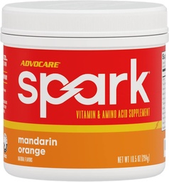 AdvoCare Spark - 能量饮料混合剂 - 维生素和氨基酸补充剂 - 支持能量和焦点 - 便携式免疫支持 - 无糖 - 普通话橙(10.5 oz)