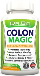 Colon Cleanse Detox Formula - Natural Bowel Cleanser Pills for Intellinal Bloating & Fast Entertainive Cleanning - 每日便秘救济补编 Gut, Belly, 胃部 - 女性男性 草本植物 Weight Flush