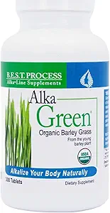 Alka 绿板最佳工艺 Alkaline —— 营养丹斯 有机大麦草补品—— 酶和氨基酸的自然来源