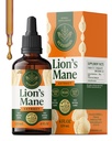 HERBAMAMA 狮子马尼叮当 - Vegan Focus & Nerve 支持 狮子马尼蘑菇提取 - Hericium Erinaceus 大脑支持补充 - 非GMO,酒精和无糖 - 84天供应