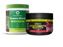 神奇的草绿色 混合超级食品: 超级绿色 粉末 平滑混合 用于助力能量 30 个服务与自然燃料 蜂蜜粉 甜菜根粉 支持自然能源 30个服务