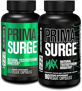 Jacked Factory Testosterone Booster for Men PRIMASURGE - w/Tongkat Ali, PrimaVie, Ashwagandha (60 Capsules) & Primasurge Max Mens Testosterone Booster (90 Capsules) 互联网档案馆的存檔,存档日期2013-12-20.