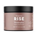 FREQUENSE - Rise Nootropic Tub - Mango Lemonade Flavor - Supports Brain Performance & Clarity - with Mushrooms, B Vitamins & Green Coffee - 132g