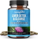 Liver Detox & Cleanse - 28-in-1 Liver 修复与支持 男与女配奶硝酸奶,苹果苹果苹果苹果醋,Dandelion 根提取 & Artichoke 提取 - 非 GMO, 60 Capsules
