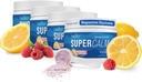 Nello Supercalm Drinking Mix - Ashwagandha KSM 66, 甘油镁, L-天宁, 维生素D3 - Ashwagandha 根提取, 镁和L-天宁补充剂 - 30 services - 4 pack
