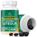 800 MG Liposomal Luteolin 补充剂 - 最大吸收量,用于大脑和总体健康状态的抗氧化钚补充剂,60软胶 - 30天供应