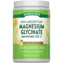 (原始内容存档于2018-09-21). Nature's Truth Magnesium Glycnit Powder 6 oz  Le Lemon Flavor |高吸收 | Vegan, Non-GMO, Gluten Free Supplement
