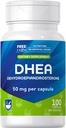 为Hormone平衡、Immune & Cardio血管健康和抗衰老、促进健康混合和幸福而评选DHEA Capsules 50mg, 100 Count