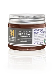 印度 Meadow Herbals Wild Yam Root Cream (2oz) - USDA 认证 PMS & Menopause Relief的有机平衡奶油 - 雌激素和Progesterone- Free. 由美国手工制作,自1994年起由女性拥有并运营.