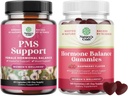 与DIM、Chasteberry、Black Cohosh & Ashwagandha合作的PMS支助包 支持月球周期 月球周期