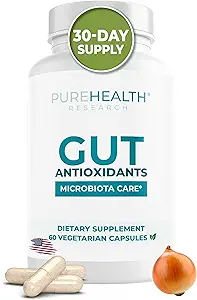 Gut Health Flavonoids 补充 - Gut Cleanse 和恢复良好文摘 - Antioxidant 补充 Berberine, Ginger, Quercetin - Got Recovernment 平衡和支持文摘 - 1瓶