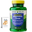 春谷镁酸盐 1000mg Capsules 妇女最佳镁补充剂 镁药 100mg,100 mcapsules Bundle 配Lual的45个糖尿病解码器