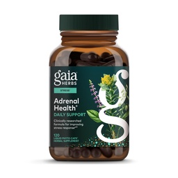 Gaia Herbs 肾上腺健康日支助 -- -- 与Ashwagandha、Holy Basil & Schisandra -- -- 帮助维持健康能源和压力水平* -- -- 120 Vegan液态植物卡普尔(120天供应)