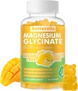 90 CT 甘化镁 1000mg - 无糖镁 钾 补充维生素D, B6, CoQ10 用于镇静Mood & Sleep Supports - 90 Mango Pineapple Gummys