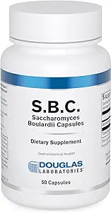 道格拉斯实验室 S. B. C. (Saccharomyces Boulardii Capsules) – 支持健康鲍尔函数的大陆架稳定蛋白 – 50 Capsules