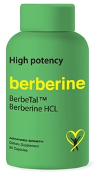 Advanced Bionetix 1500mg Advanced Bioavailability Micronized Berberine Supplement All Natural w/BerbeTal™ Support. 90 Total Capsules