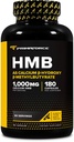 Primaforce HMB (Beta-Hydroxy Beta-Methylbutyrate) 1000mg, 180 capsules (500mg Per Capsule) - Gluten 自由与非GMO 补编