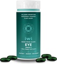 Iwi Life Eye Omega-3, 30 Softgels (30 services), Vegan Plant-Based Algae Omega 3 配有 EPA + DHA,健康眼和视觉支持 饮食补充,Krill & Fish Oil 替代品,无鱼味余味