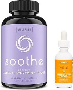 甲状腺素支持与Hormone平衡的 WellPath Bundle 女性+生命液体 Liposomal Crucumin 滴水