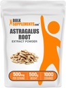 Bulk Astragalus Extrapt Powder - Astragalus 根粉,草药补充 - Vegan & Gluten Free, 每服500mg, 500g (1.1磅) (Pack of 1)