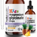 Kids Magnesium Glycinate Liquid Drops – Sugar Free Liquid Magnesium Drops, 孩子们的Calming Complex – Magnesium for Children & Nighttime Sleep, Pineapple Flavor 2 Fl Oz. (原始内容存档于2019-03).