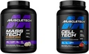 MuscleTech Mass Gainer Mass-Tech Extreme 2000, 肌肉建构器 Whey蛋白粉和Creatine 单水合物 Powter-Tech Creatine 工作后恢复 饮用肌肉建构器