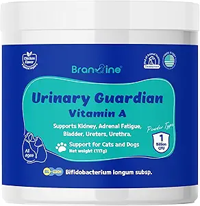 狗和猫的尿道守护者——支持肾,肾上腺Fatigue,Bladder,Urethers,Urethra,Vegan Bacon Flavor(117g)(维生素A)