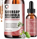 Soursop Graviola 液滴 - Soursop 提取器加海摩斯, Soursop 位数器液体用于细胞再生, Immune Boost, 放松, 抗氧化剂, 能量 - 2 Fl Oz