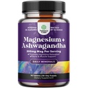 Ashwagandha-成人压力支持和休息便利的镁-骨骼支持和肌肉硬块的高吸收量-90