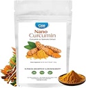 一个星球营养 Nano Curcumin Powder 8 oz (227 services), 纯电图解, Nano for high 吸附, 支持整体生命力, 非GMO, Vegan, Gluten-Free