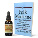 J.CROW'S ® Lugol's 2%的碘溶液和'Folk Medicine' Book Bundle: 基本碘配方 自1829年以来,Paired 配有新英格兰自然保健知识图