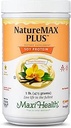Maxi-Health NatureMAX PlusTM 能源支持替代食用大豆蛋白粉 - 无糖饮食补充剂 - 1 Lb - 天然香草香草 - Kosher维生素