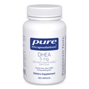 纯封装 DHEA 5 mg - 免疫支持和激素平衡* - 微量化 DHEA - Gluten Free & Vegan - 180 capsules