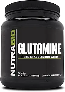 纯核糖体L-Glutamine 粉末 - L-Glutamine 补充剂 - 氨基酸 - 纯核糖体级:绝对不添加剂,填充剂或兴奋剂! - 肌肉恢复补充剂 - (1000格拉姆)