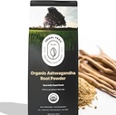 印度的Ashwagandha Powder – 8.01 oz – USDA Organization & Non-GMO – Raw – 来自印度的压力救济和免疫支持 – Ashwagandha 补充(150名服务人员)