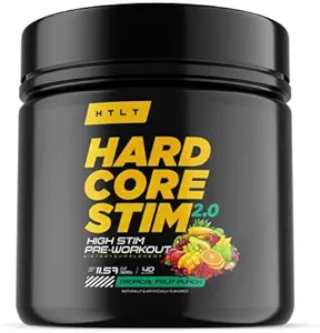 HTLT 硬分数 硬分数 工作前粉 11.57 Oz, 250mg Cafeine → 350mg Eria Jarensis 提取 → 600mg DMAE(葡萄)
