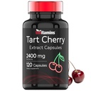 Tart Cherry Capsules (2400 MG - 120 Counter) 出自Montmorency Cherry Extraction(英语:Montmorency Cherry Extraction) 提供抗氧化剂,安托氰素, & Phytonutrients(英语:Tart Cherry for Sleep and More(英语:Tart Cherry for Sleep and More!) ! ~ Non-GMO,美国制造的!