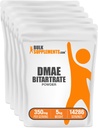 Bulk Assupports.com DMAE Bitartrate 粉末 - 二甲基氨基乙醇 Bitartrate, DMAE Supplement - 不受欢迎的 & Gluten Free, 每服350毫克, 1kg(2.2磅)(包5)