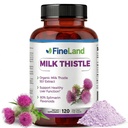FineLand Milk Thetle Pills 50:1 摘录 – 120 Vegan Capsules - 20,000 mg Stringht 含80%的西利玛林 Flavoids – Liver & Antioxidant Support → | 50X 集中种子摘录 - 非GMO,美国制造